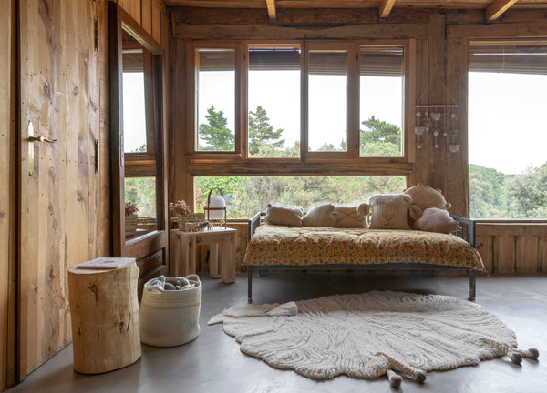 Woolable cushion Pink Nose Sheep