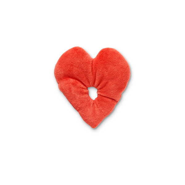 Heart scrunchie