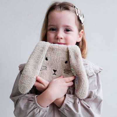 FLUFFY BUNNY FACE BAG
