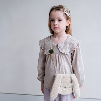 FLUFFY BUNNY FACE BAG