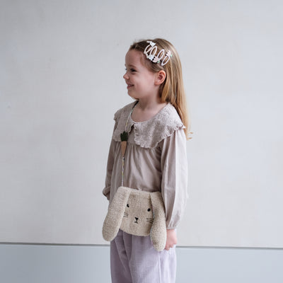 FLUFFY BUNNY FACE BAG