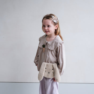 FLUFFY BUNNY FACE BAG