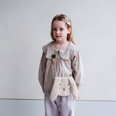 FLUFFY BUNNY FACE BAG