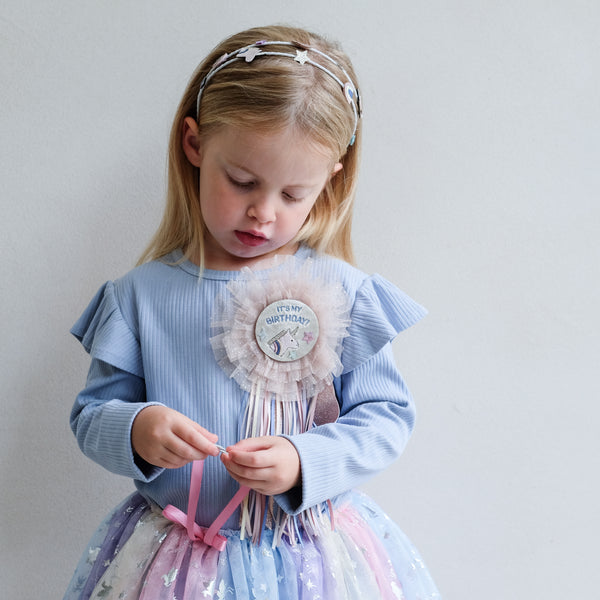 UNICORN BIRTHDAY BADGE