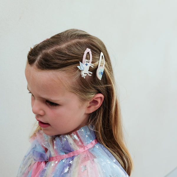 WINGED UNICORN & RAINBOW CLIC CLACS