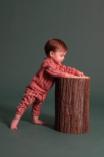 Vertical stripes baby trouser