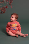 Fleece romper pedro dog