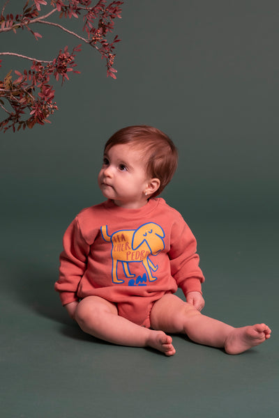 Fleece romper pedro dog