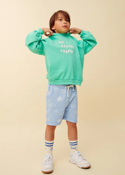 Sweat shorts balls print