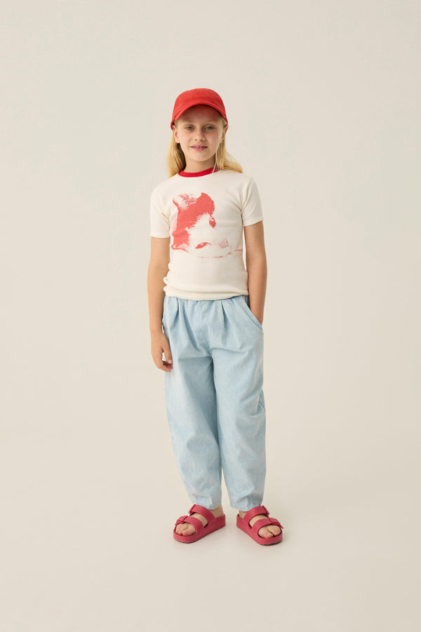 Light Blue Denim Trousers