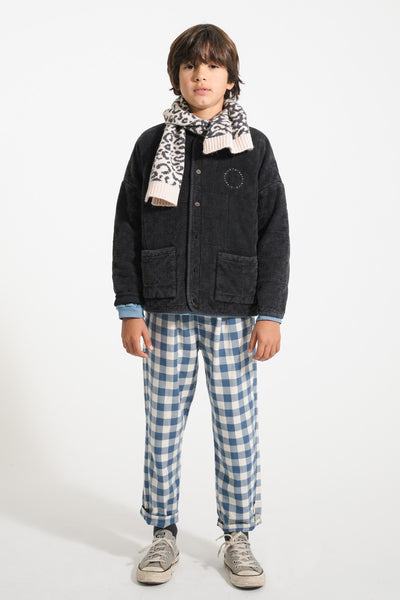 Paded jacket "rock star" print
