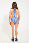 swimsuit w/ back bow black tigers