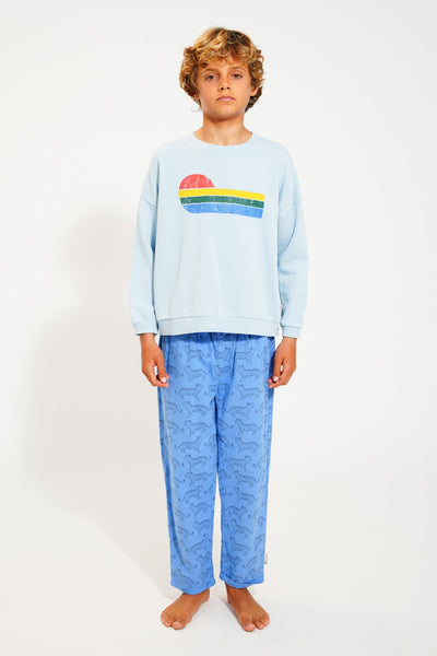 unisex trousers black tigers