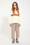 trousers  | ecru animal print