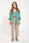 trousers  | ecru animal print