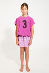 sleeveless sweatshirt "3" print