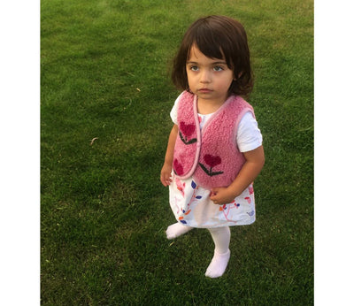 Weste "LULU" Junior, ultra light, SPECIAL EDITION Kirsche