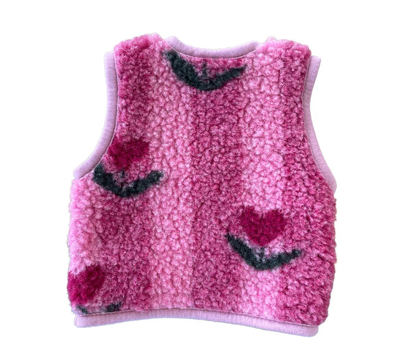 Weste "LULU" Junior, ultra light, SPECIAL EDITION Kirsche