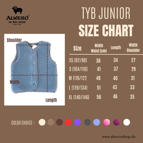 Weste "TYB" Junior, ultra light