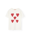 Hearts White Rooster T-Shirt