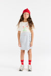 Flowers White Rooster T-Shirt