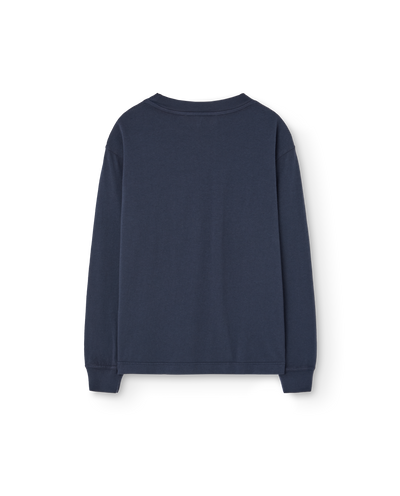 Navy Aries Long Sleeve T-Shirt