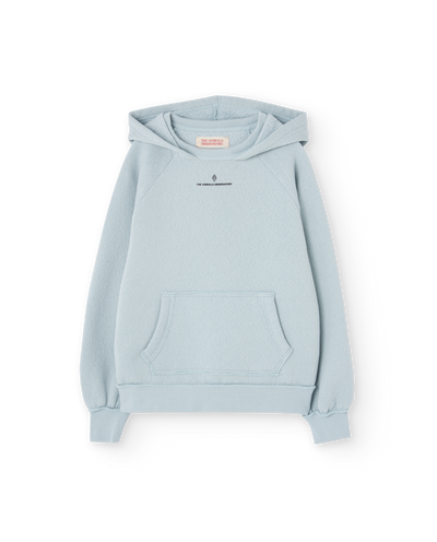Flowers Blue Beaver Hoodie