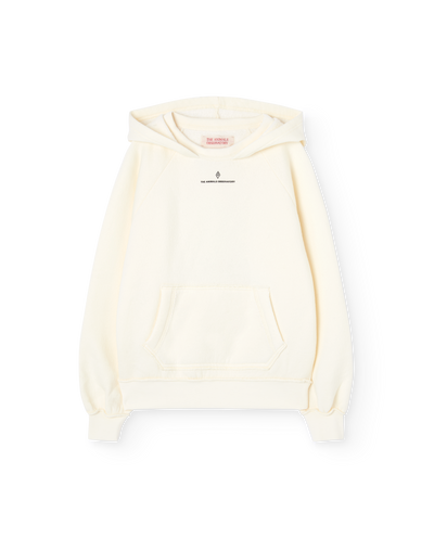 Flowers White Beaver Hoodie