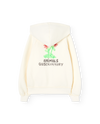 Flowers White Beaver Hoodie