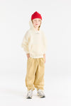 Flowers White Beaver Hoodie