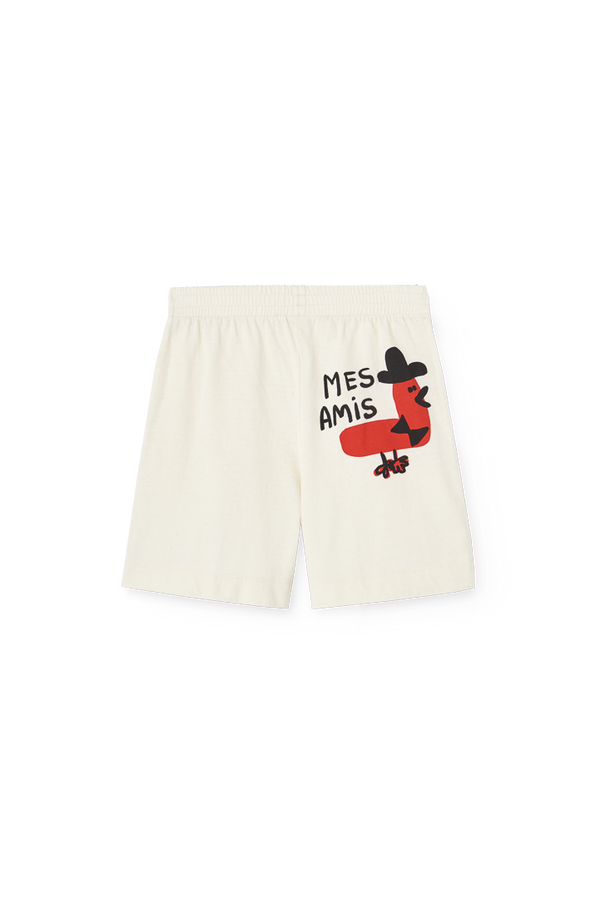 PELICAN KID SHORT SWEATPANTS White