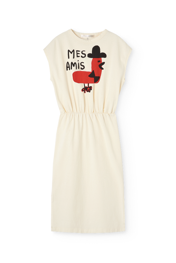 ORCA KID MIDI DRESS White