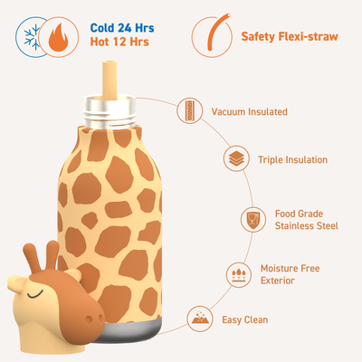 BESTIE BOTTLE GIRAFFE 475ml