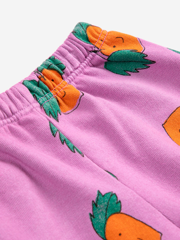 Tangerine all over jogging pants