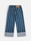 Pickles The Dog Striped denim pants