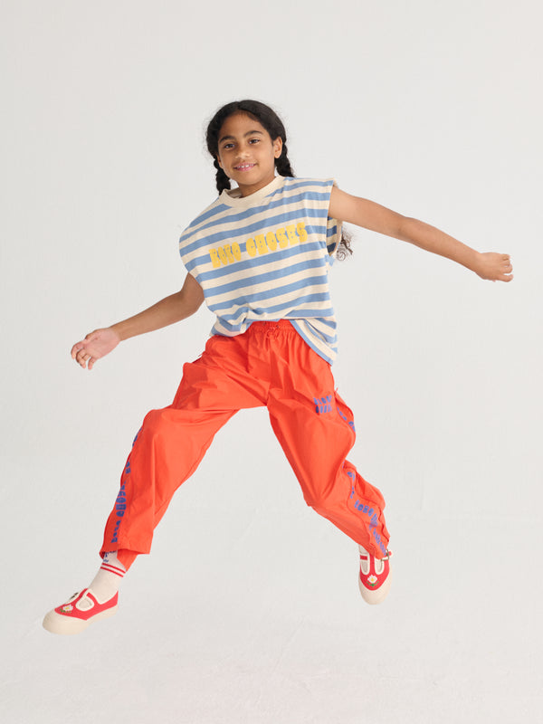 Bobo Choses Modern striped sleeveless T-shirt