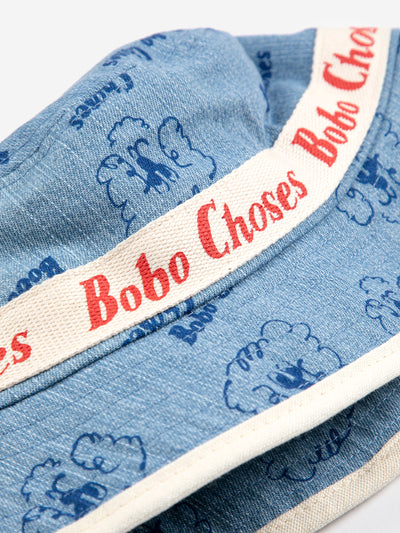 Pickles The Dog all over bucket hat