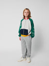 Bobo Choses color block zipped sweatshirt