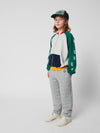 Bobo Choses color block zipped sweatshirt