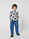 Roll the dice light denim pants
