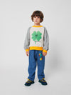 Roll the dice light denim pants