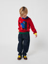 Tic Tac Toe denim pants