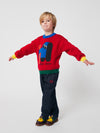 Tic Tac Toe denim pants