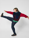 Tic Tac Toe denim pants
