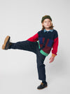 Tic Tac Toe denim pants