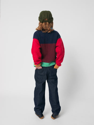Tic Tac Toe denim pants