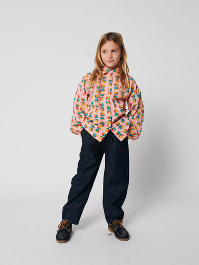 Tic Tac Toe denim pants