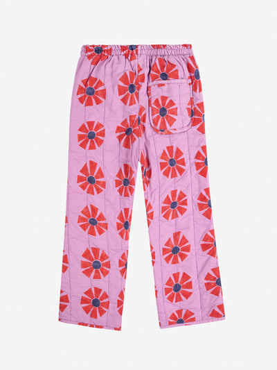 Kaleidoscope all over quilted pants