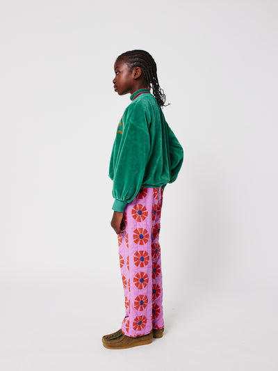 Kaleidoscope all over quilted pants