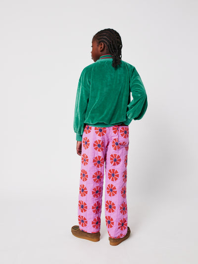 Kaleidoscope all over quilted pants